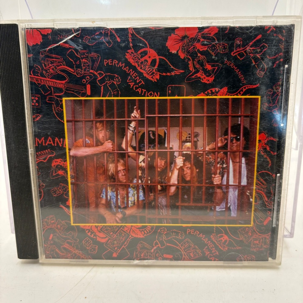 Aerosmith Permanent Vacation CD 1987 Geffen Records 9 24162-2 Rock Album